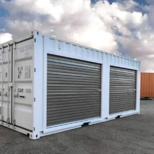 20FT SHIPPING CONTAINER WITH DOUBLE ROLL UP DOORS