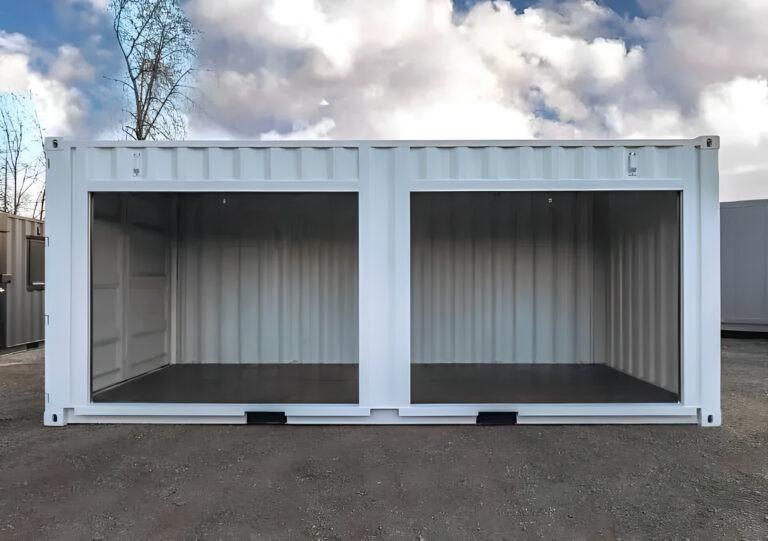 20FT SHIPPING CONTAINER WITH DOUBLE ROLL UP DOORS