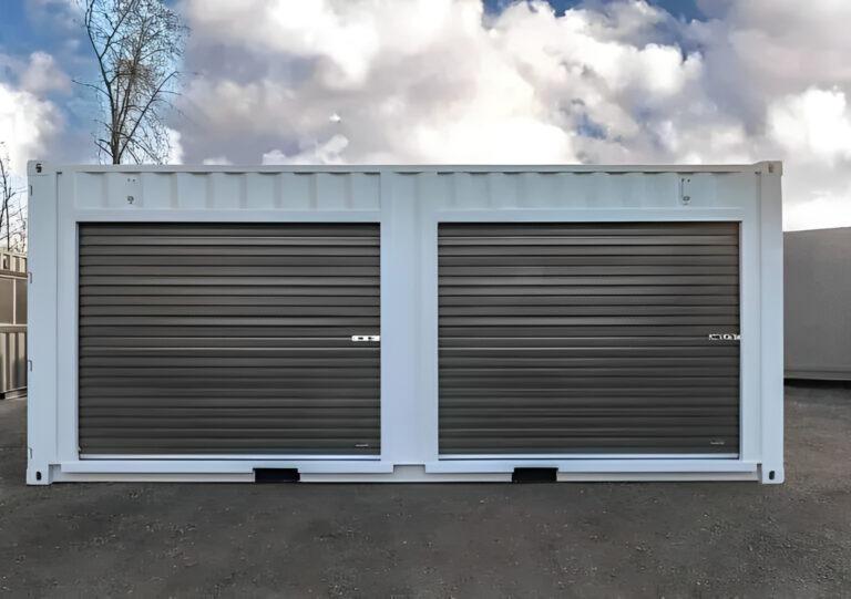20FT SHIPPING CONTAINER WITH DOUBLE ROLL UP DOORS